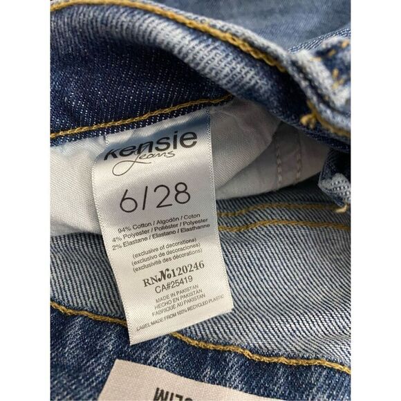 Kenzie Vintage Luxe Distressed The Slim Jeans Sz 6 - Picture 4 of 4